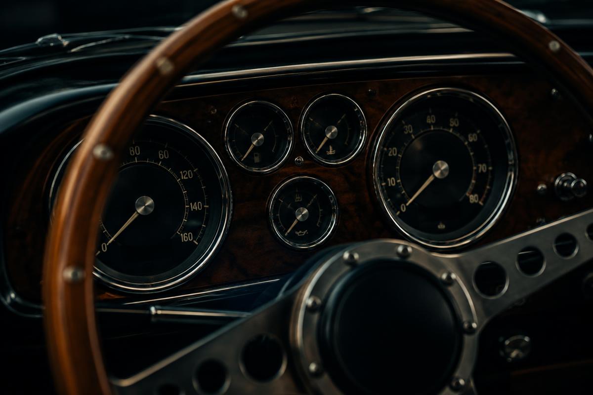 Classic dashboard gauges